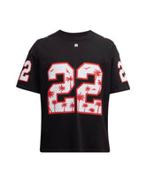Amiri 22 red logo Black T shirt