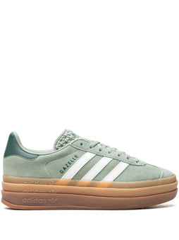Adidas Gazelle Bold Silver Green Gum