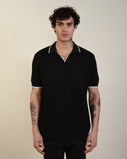 Marrakech Polo T shirt TRK2091 Black