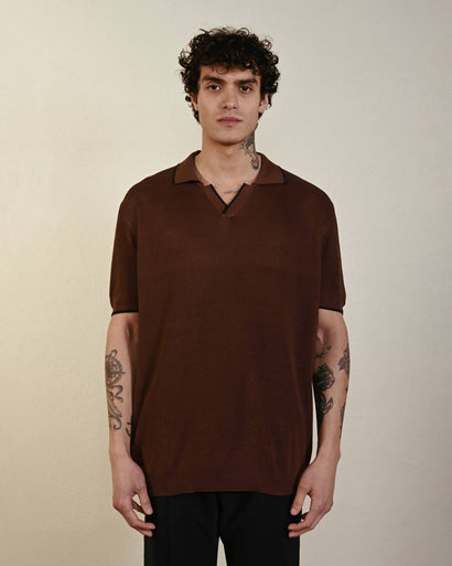 Marrakech Polo T shirt TRK2091 Brown