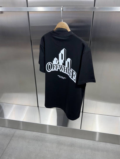 OFF white T shirt New York Black