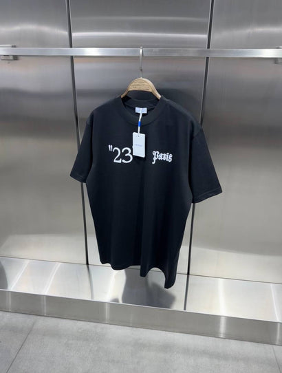 OFF White T shirt Paris Black