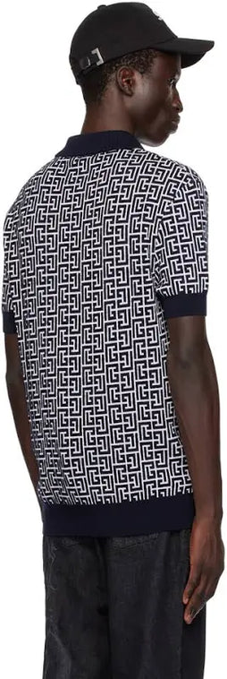 Balmain Polo T shirt Black