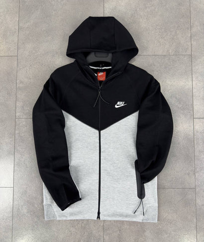 Nike Tech Wind Runner Jacket (Black & Grey)