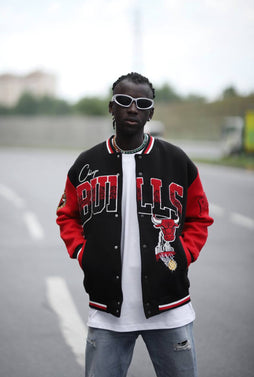 Chicago bulls Jacket black red