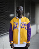 Lakers Jacket yellow purple