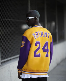 Lakers Jacket yellow purple