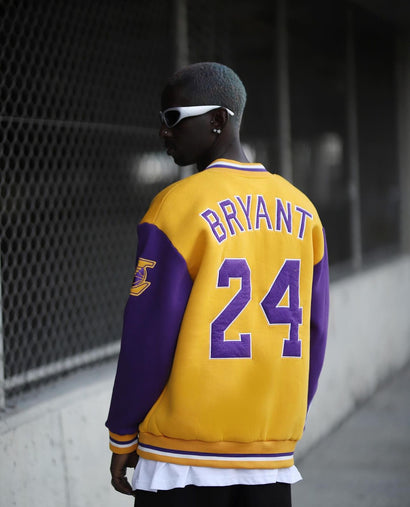 Lakers Jacket yellow purple