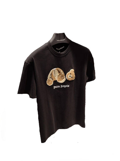 Palm Angels Broken Bear Black T shirt